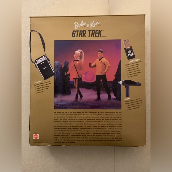Barbie & Ken ~ Star Trek Gift Set - Picture 2 of 7